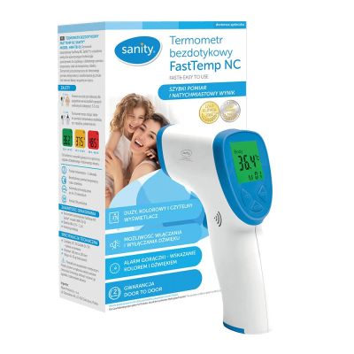 Termometru non-contact Sanity FastTemp, pentru masurarea temperaturii corpului si a obiectelor,... BITsanityfasttemp