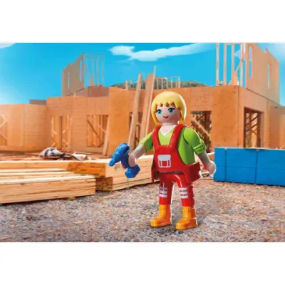 Playmobil - Figurina Femeie Muncitor ARTPM71196