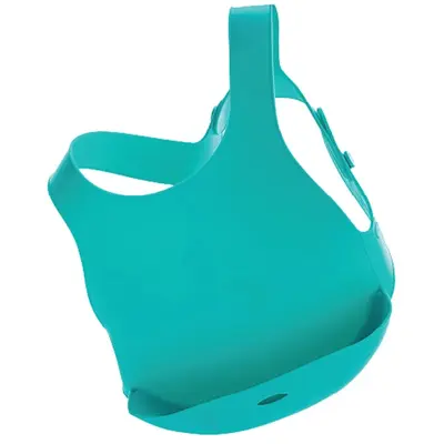 Baveta Flexi Bib Minikoioi, 100% Premium Silicone  – Aqua Green KRT101020002