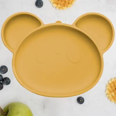 Farfurie din silicon cu ventuza, AppeKids, Panda - Honey KRTAK275862