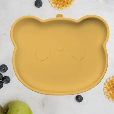 Farfurie din silicon cu ventuza, AppeKids, The Little Bear - Honey KRTAK275169