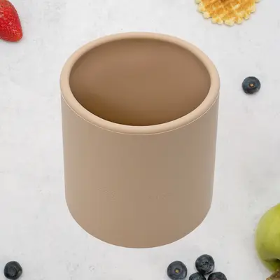 Pahar din silicon, AppeKids - Bubble Beige KRTAK275459