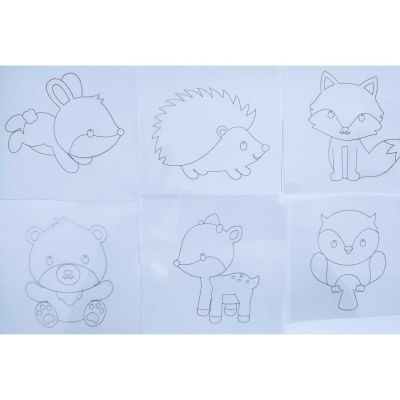 Set 6 Sabloane pentru Tubi Jelly Tuban TU18329 BBJTU18329_Animale