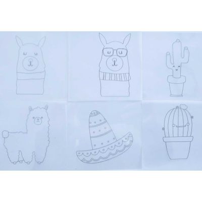 Set 6 Sabloane pentru Tubi Jelly Tuban TU18329 BBJTU18329_Lama