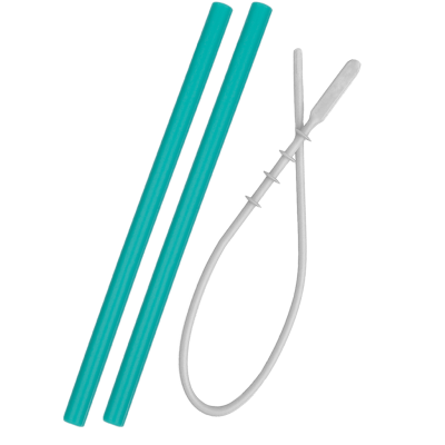 Set paie si perie Minikoioi, 100% Premium Silicone –  Aqua Green KRT101110005