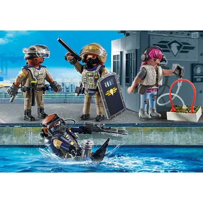 PLAYMOBIL - SET FIGURINE ECHIPA SWAT ARTPM71146
