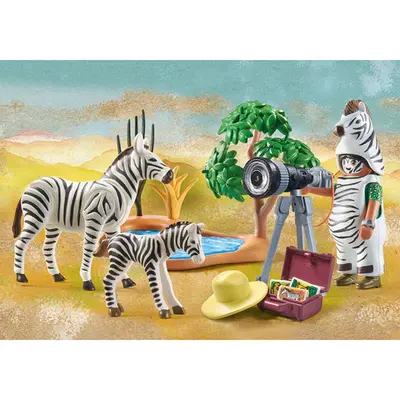 PLAYMOBIL - FOTOGRAF SI ZEBRE ARTPM71295