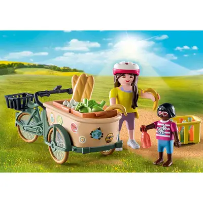PLAYMOBIL - BICICLETA FERMIERILOR CU MARFA ARTPM71306