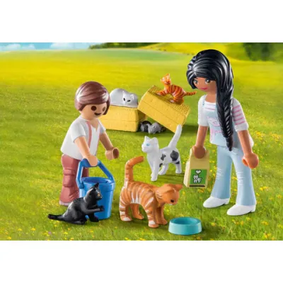 PLAYMOBIL - FAMILIE DE PISICI ARTPM71309
