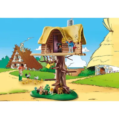 Playmobil - Asterix Si Obelix - Cacofonix Si Casa In Copac ARTPM71016