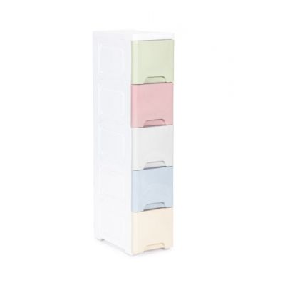 Raft cu 5 compartimente pentru depozitarea diverselor obiecte modernhome - multicolor edeedipjjcbs0019-05a