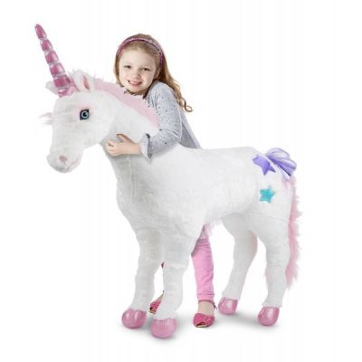 Unicorn gigant din plus melissa and doug md8801