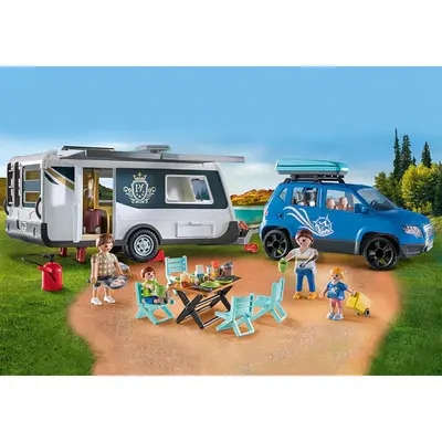 Playmobil - Rulota Cu Masinuta ARTPM71423