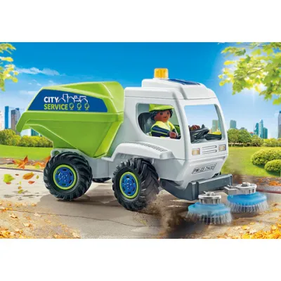 Playmobil - Masinuta De Curatat Strada ARTPM71432