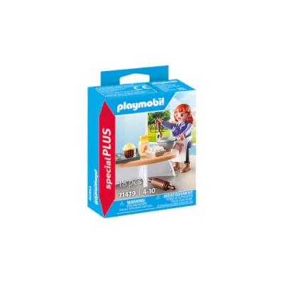 Playmobil-FIGURINA FEMEIE PATISER ARTPM71479