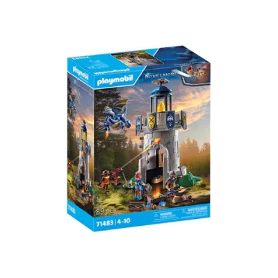 Playmobil-TURNUL CAVALERULUI CU FIERAR SI DRAGON ARTPM71483