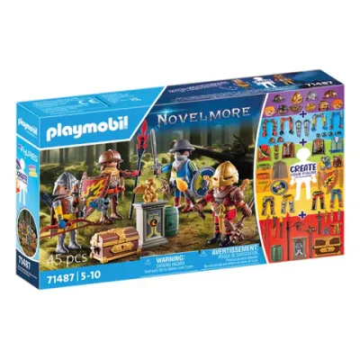 Playmobil-CREEAZA PROPRIA FIGURINA CAVALERII NOVELMORE ARTPM71487