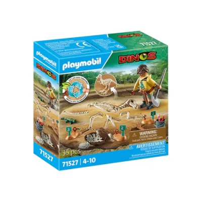 Playmobil-SAPATURI ARHEOLOGICE CU SCHELET DE DINOZAUR ARTPM71527
