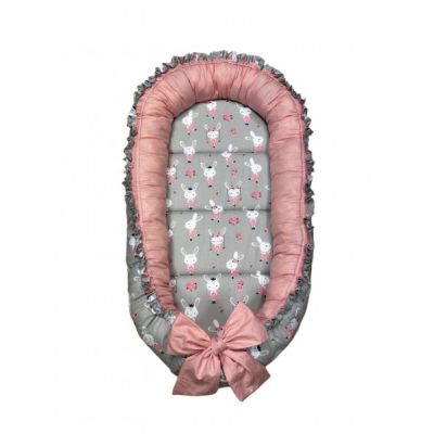 Cuib-Baby Nest My Kids Bunny Pink MYK00087115