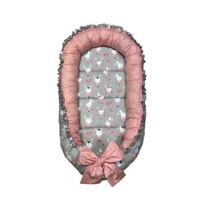 Cuib-Baby Nest My Kids Bunny Pink MYK00087115