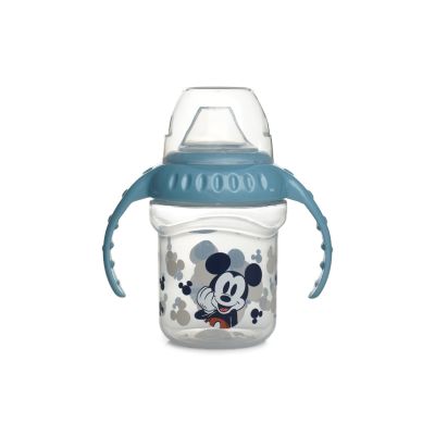 DISNEY MICKEY CANA CU CAPAC SI MANERE 250 ML - CIOC DIN SILICON DNBST10427