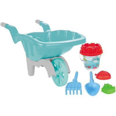 Set jucarii nisip pilsan roaba jumbo cu accesorii albastru hubpl-06-173-bl