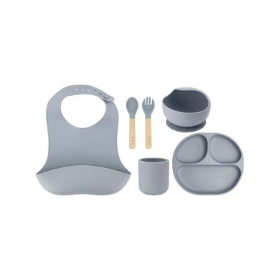 Set pentru diversificare din silicon, Momi Ami - Grey KRTAKCE00044