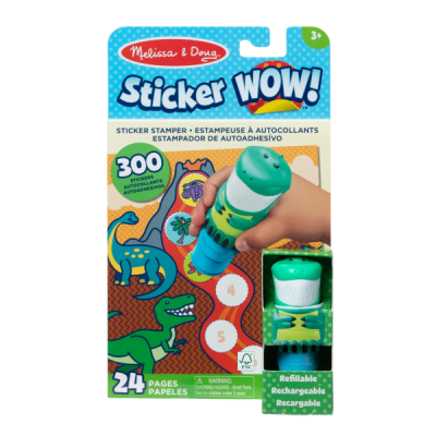 Activitati cu autocolante sticker wow dinozaur - okemd32012