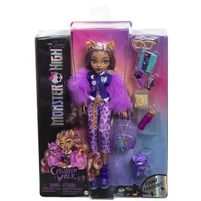 MONSTER HIGH PAPUSA CLAWDEEN WOLF SI CRESCENT VIVMTHRP65