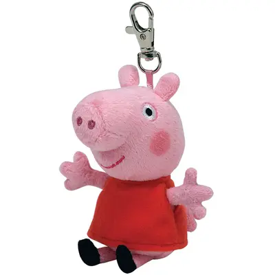 PLUS BRELOC TY 8.5CM BEANIE BELLIES PEPPA PIG PEPPA VIVTY46131