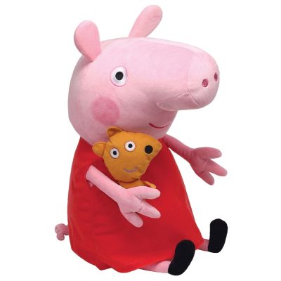 PLUS TY 38CM BEANIE BABIES PEPPA PIG PEPPA VIVTY56018