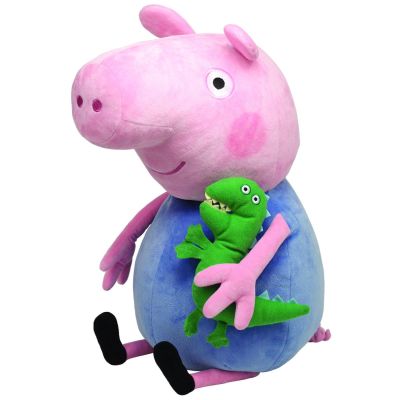 PLUS TY 38CM BEANIE BUDDIES PEPPA PIG GEORGE VIVTY56019