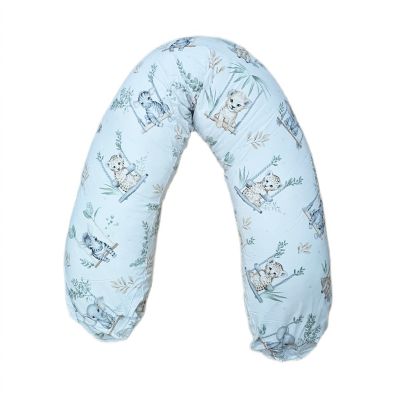 Perna pentru gravida, Fibre din silicon, 180 cm, Appekids - Safari KRT142203