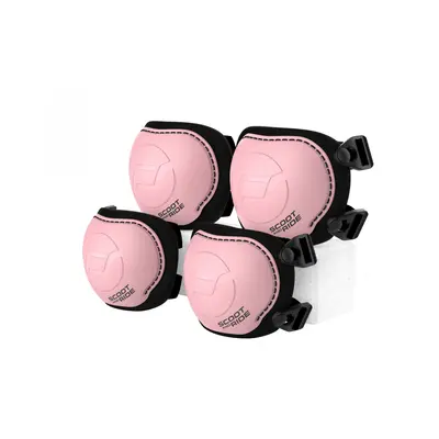Set De Protectie Scoot And Ride, Genunchiere Si Cotiere, Marime Xxs, Rose Pjbc2380