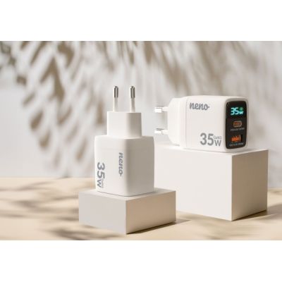 Adaptor priza 35w cu incarcare rapida si protectie supracurent nen-dom-Łs001