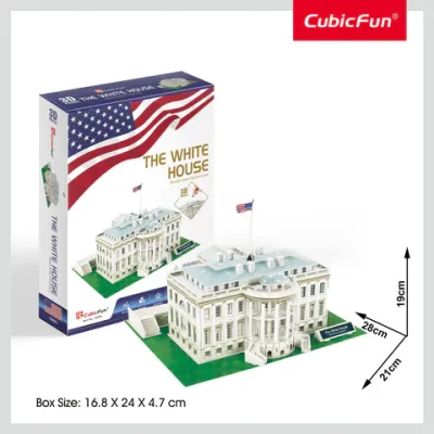 PUZZLE 3D CASA ALBA (NIVEL MEDIU 56 PIESE)  - ARTCUC060h