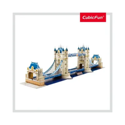 PUZZLE 3D+BROSURA-TOWER BRIDGE 120 PIESE - ARTCUDS0978h