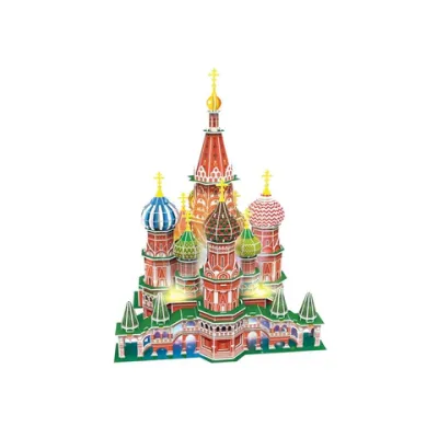 PUZZLE 3D LED CATEDRALA ST. BASIL 224 PIESE - ARTCUL519h