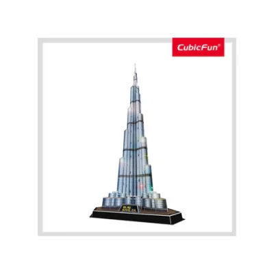 PUZZLE 3D LED BURJ KHALIFA 136 PIESE - ARTCUL133h