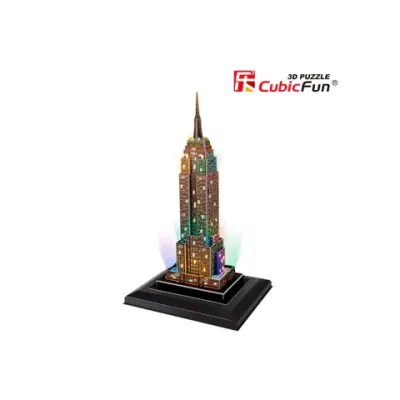 PUZZLE 3D LED EMPIRE STATE BUILDING 38 PIESE - ARTCUL503h