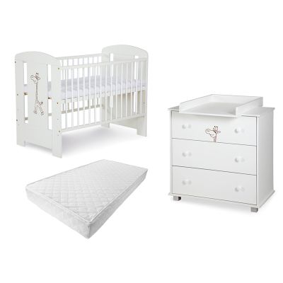 Mobilier Camera copii Si Bebelusi KLUPS SAFARI GIRAFFE Alb 2 MYK00081173