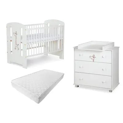 Mobilier Camera copii Si Bebelusi KLUPS SAFARI GIRAFFE Alb 2 MYK00081173
