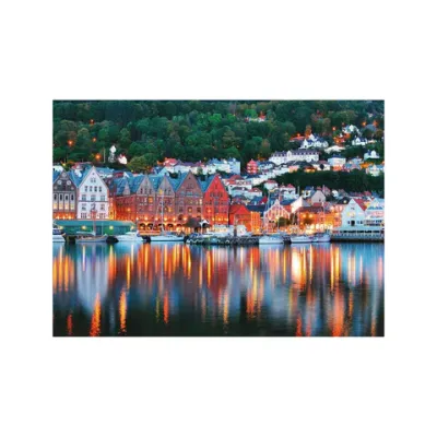 PUZZLE ORASUL BERGEN, 1000 PIESE - ARTRVSPA19715