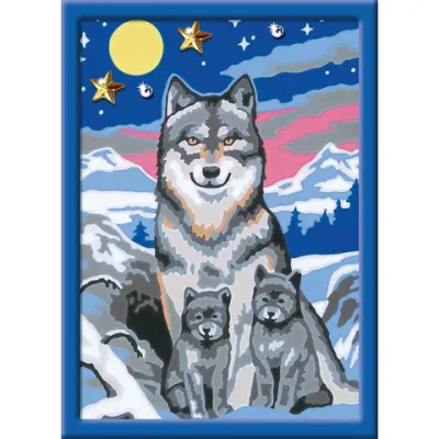 Creart - Pictura Familie De Lupi ARTRVSPBN20044