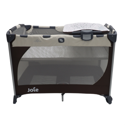 Joie - patut pliant commuter change beige dots, cu cosulet detasabil inclus bbbp1028laf04000