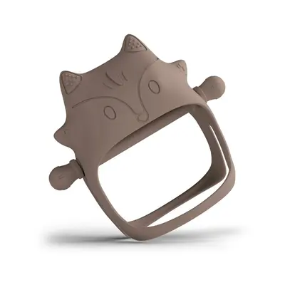 Jucarie De Dentitie In Forma De Vulpe, Manusa Senzoriala , Pink Pjbgls_p