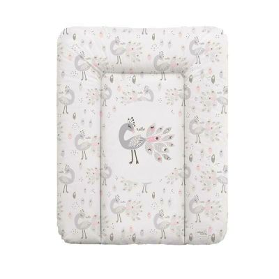 Saltea de infasat, Ceba Baby, Moale, Fara ftalati, 70 x 50 cm, Lolly Polly Peacock BYNW-143-120-608
