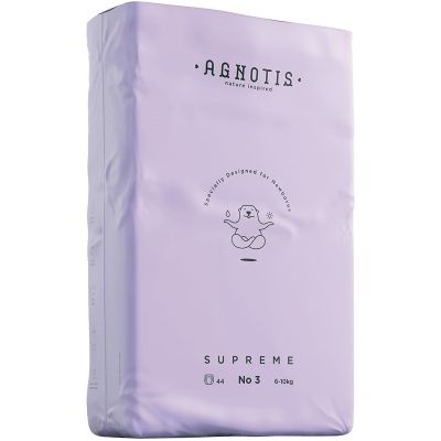 Scutece hipoalergenice Supreme Agnotis, marimea nr. 3, 6-10 kg, 44 bucati JEMagn_snr3