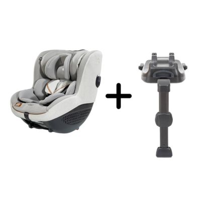 Set scaun auto i-size joie i-quest signature oyster, 40-105 cm + baza i-size i-base lx 2, certificat r129 bbbc1813caoys000set