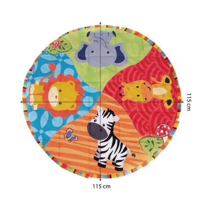 Salteluta de joaca multifunctionala animale SeviBebe BBKSEV_377-159